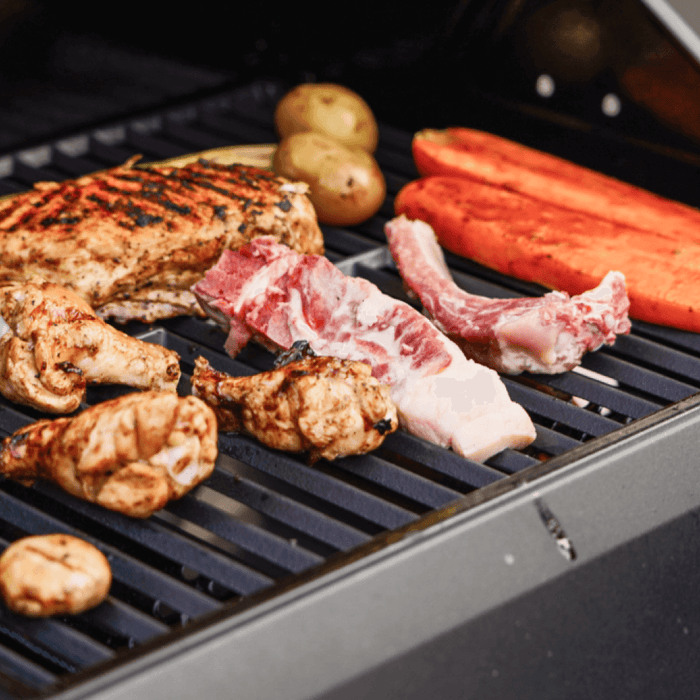 Monument Grills Mesa 220 | Black Foldable Propane Gas Grill 2 Burner Grill - View 9