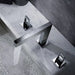 wonderland shower inc Chrome 3-Hole, Dual Handle Widespread Bathroom Faucet with Pop-Up Drain - Detail View