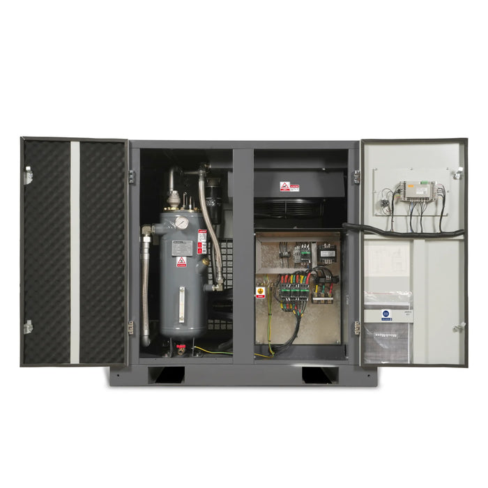 30HP Rotary Screw Air Compressor - 106 CFM,  116 PSI,  460V 3-Phase | Industrial-Grade