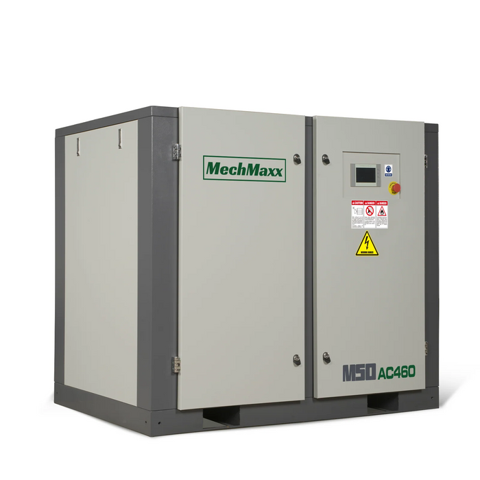 50HP Rotary Screw Air Compressor - 220 CFM,  116 PSI,  460V 3-Phase | Industrial-Grade