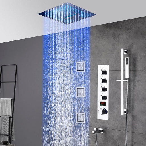 Cascada Showers 16" LED Luxurious Cascada Amalfi Shower System - Alternate View