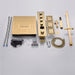 Cascada Amalfi 16” LED Shower System - Close-Up