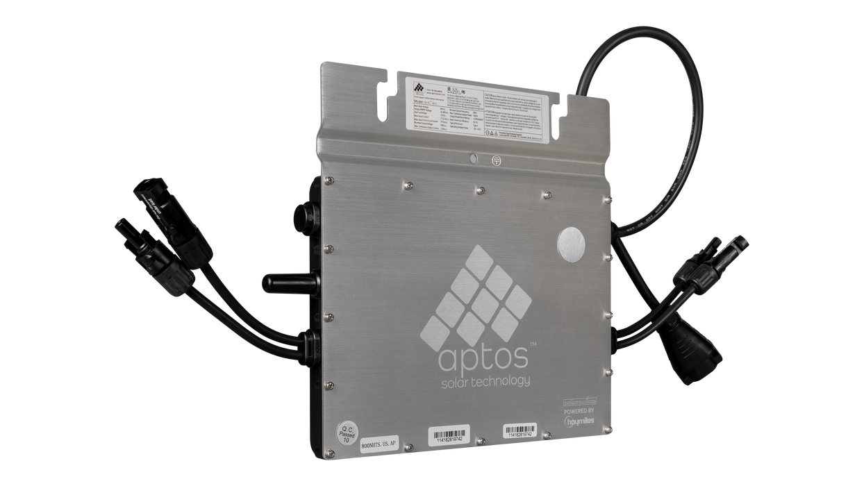 Aptos MAC-800 Microinverter, UL 1741 Dual Solar Panel Microinverter Module up to 800W, IP67 NEMA6 - Urban Supply Inc