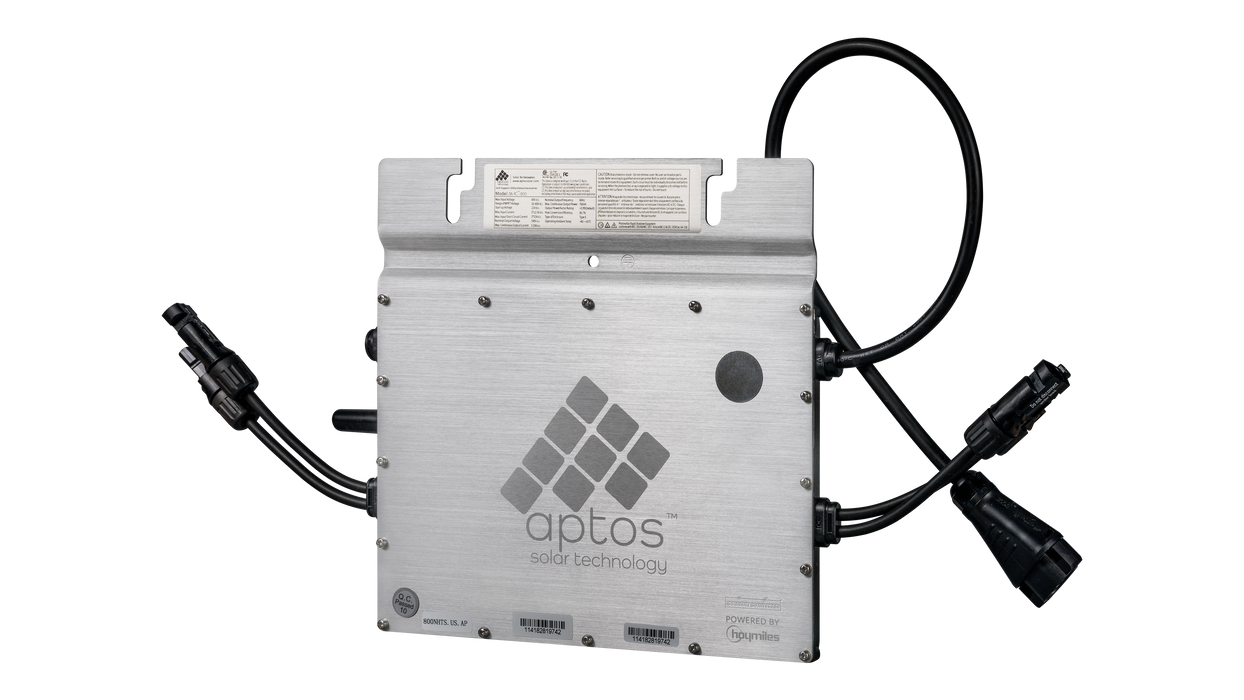 Aptos MAC-800 Microinverter, UL 1741 Dual Solar Panel Microinverter Module up to 800W, IP67 NEMA6 - Urban Supply Inc