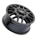 Mayhem 8107D COGENT DUALLY Gloss Black 17 inch wheel angled view