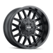 Mayhem 8107 Cogent Matte Black truck wheel front face view