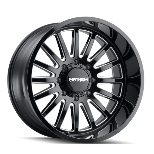 Mayhem UTOPIA Gloss Black Milled Wheel 1