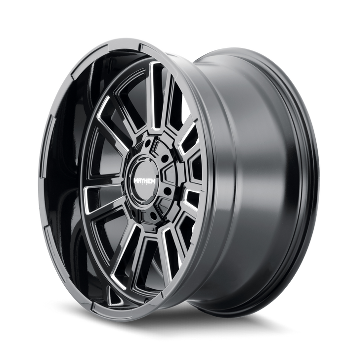 Mayhem APOLLO Gloss Black Milled Wheel 2