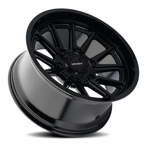 Mayhem 8116 Intrepid Gloss Black wheel angled three quarter view