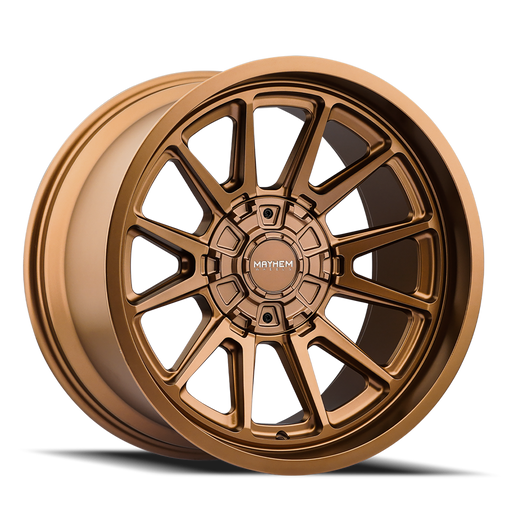 Mayhem 8116 INTREPID 20x10 Matte Bronze wheel front view