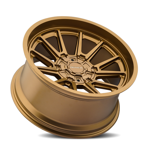 Mayhem 8116 INTREPID Matte Bronze 20 inch wheel angled view