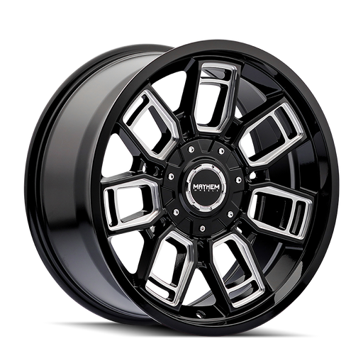 Mayhem ORDINANCE Gloss Black Milled Wheel 1