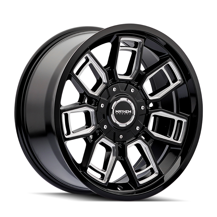 Mayhem ORDINANCE Gloss Black Milled Wheel 1