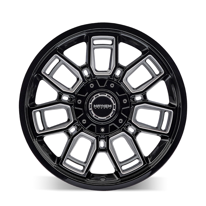 Mayhem ORDINANCE Gloss Black Milled Wheel 3