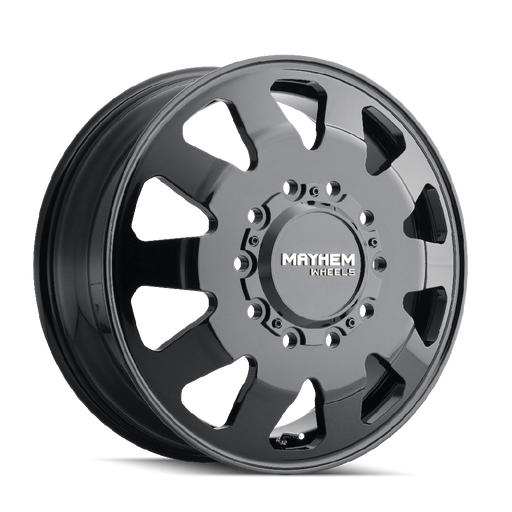 Mayhem 8181 CHALLENGER 22x8.25 Gloss Black wheel front view