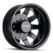 Mayhem 8181 CHALLENGER Gloss Black 22 inch wheel angled view