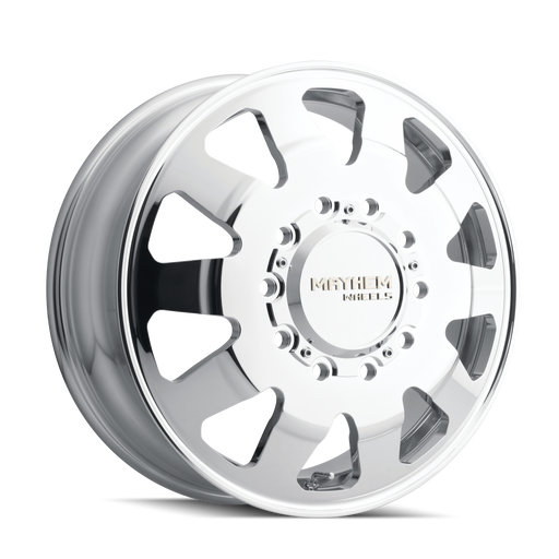 Mayhem 8181 CHALLENGER 22x8.25 Polished wheel front view