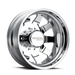 Mayhem 8181 CHALLENGER Polished 22 inch wheel angled view