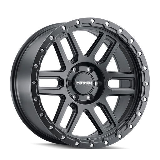 Mayhem 8304 DELTA 20x9 Matte Black wheel front view