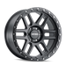 Mayhem 8304 DELTA 20x9 Matte Black wheel front view