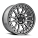 Mayhem 8305 Compass Satin Gunmetal truck wheel front face view