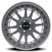 Mayhem 8305 Compass Satin Gunmetal wheel profile view showing lip and spoke depth