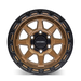 Mayhem 8306 Ridgeline Satin Bronze wheel profile view showing lip and spoke depth