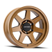 Mayhem 8307 Convoy Satin Bronze truck wheel front face view