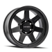 Mayhem 8307 Convoy Satin Black truck wheel front face view
