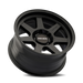Mayhem 8307 Convoy Satin Black wheel angled three quarter view