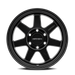 Mayhem 8307 Convoy Satin Black wheel profile view showing lip and spoke depth