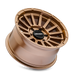 Mayhem 8309 GRANITE Satin Bronze 17 inch wheel angled view