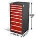 Heavy Duty Modular Drawer Cabinet - 9 Drawer,  59" H x 28.5" W x 28.5" D Tool Storage Organizer,  Steel Construction
