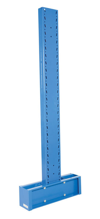 Vestil MDU-C-10-24 Steel Medium Duty Double Sided Cantilever Upright for 24 in. Arms 10,000 lb. Capacity Blue
