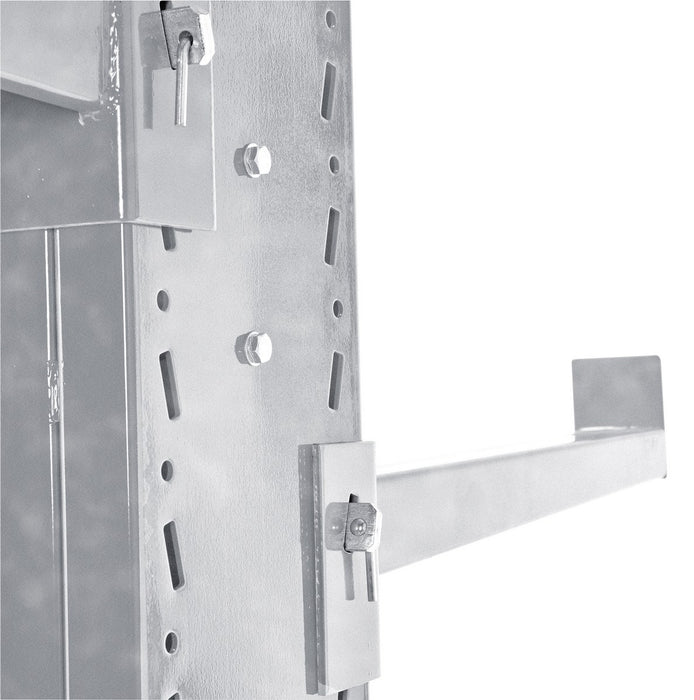 Vestil MDU-C-6-36-G-SET galvanized medium duty double sided cantilever rack set - view 3