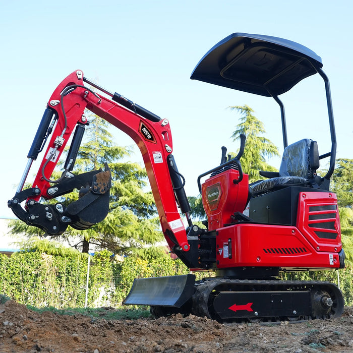 Mini Compact Excavator HONDA GX390 Engine,  65.7" Max. Digging Depth,  2280 LBS Operating Weight,  MEC10