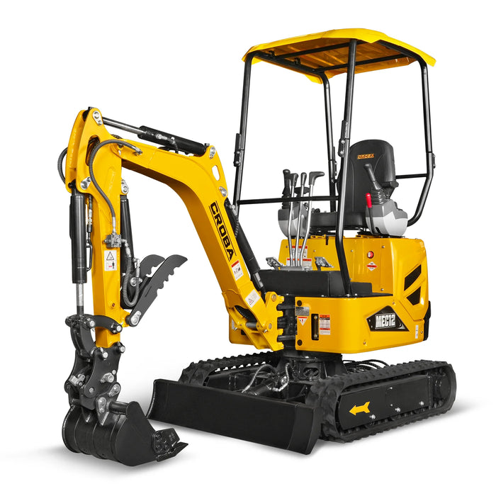 Mini Compact Excavator Kubota D722 Engine,  65.7" Max. Digging Depth,