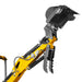 Mini Compact Excavator Kubota D722 Engine,  65.7" Max. Digging Depth, — view 12
