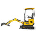 Mini Compact Excavator Kubota D722 Engine,  65.7" Max. Digging Depth, — view 7