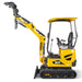 Mini Compact Excavator Kubota D722 Engine,  65.7" Max. Digging Depth, — detail view