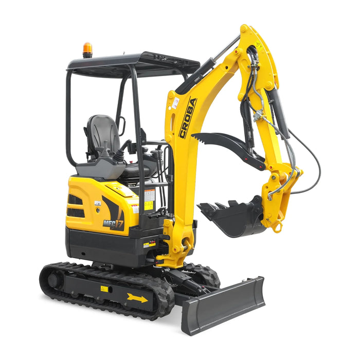 Mini Compact Excavator Kubota D902 Engine,  95" Max. Digging Depth,  4190 LBS Operating Weight,  MEC17PRO
