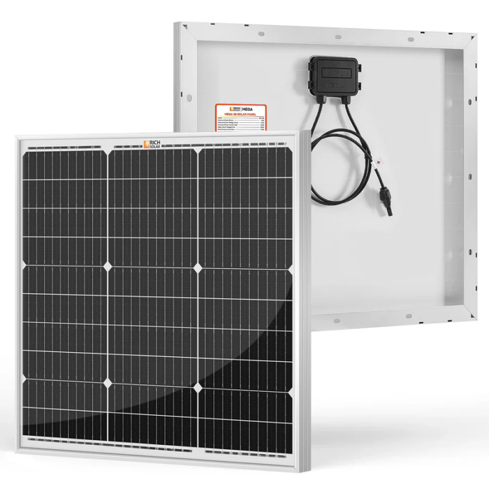 Rich Solar MEGA 50 Compact - 50 Watt 12V Solar Panel