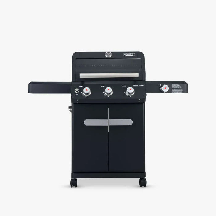 Monument Grills Mesa 325 | Black Propane Gas Grill 3 Burner Grill