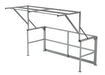 Vestil MEZZ-200-DW-SS Stainless Steel Mezzanine Safety Double Wide Gate 79-5/16 in. x 108-1/2 in. x 80-1/16 in. Silver