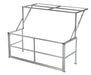 Vestil MEZZ-200-DW-SS stainless steel mezzanine safety double wide gate - view 2
