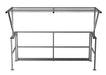 Vestil MEZZ-200-DW-SS stainless steel mezzanine safety double wide gate - view 3
