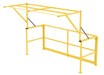 Vestil MEZZ-200-DW Steel Mezzanine Safety Double Wide Gate 79-5/16 in. x 108-1/2 in. x 80-1/16 in. Yellow
