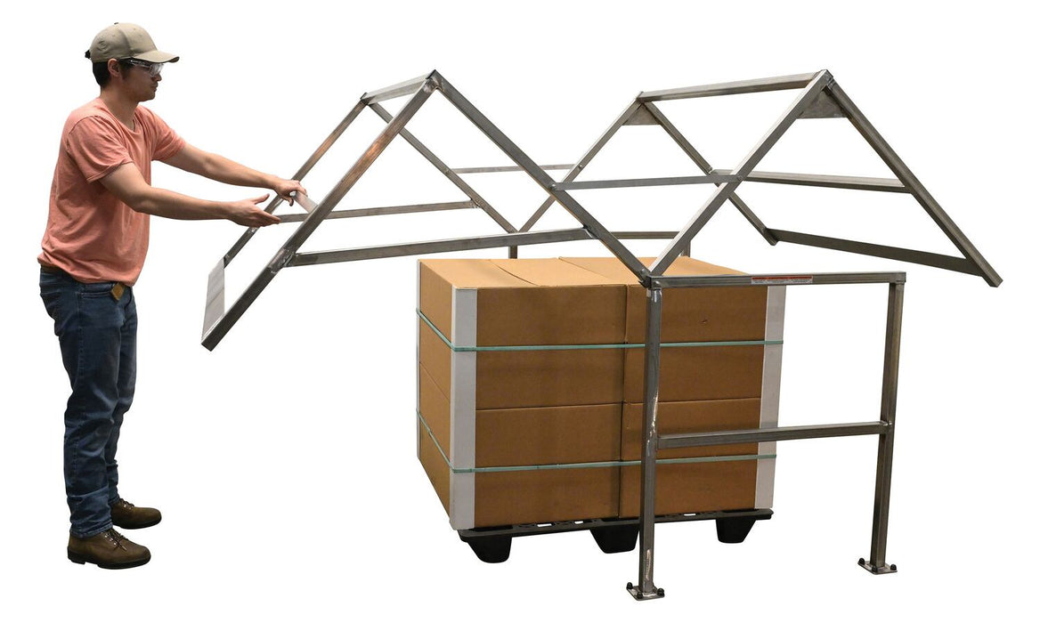 Vestil MEZZ-200-SS stainless steel mezzanine safety gate - view 7