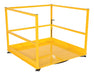 Vestil MEZZ-R5-4848 Steel Rotating Mezzanine Safety Gate System 53 in. x 53 in. x 42-3/16 in. 5,000 lb. Capacity Yellow