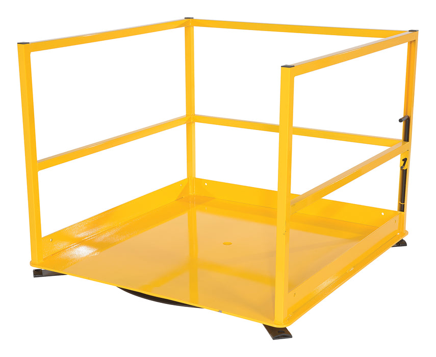 Vestil MEZZ-R5-4848 steel rotating mezzanine safety gate system - view 2